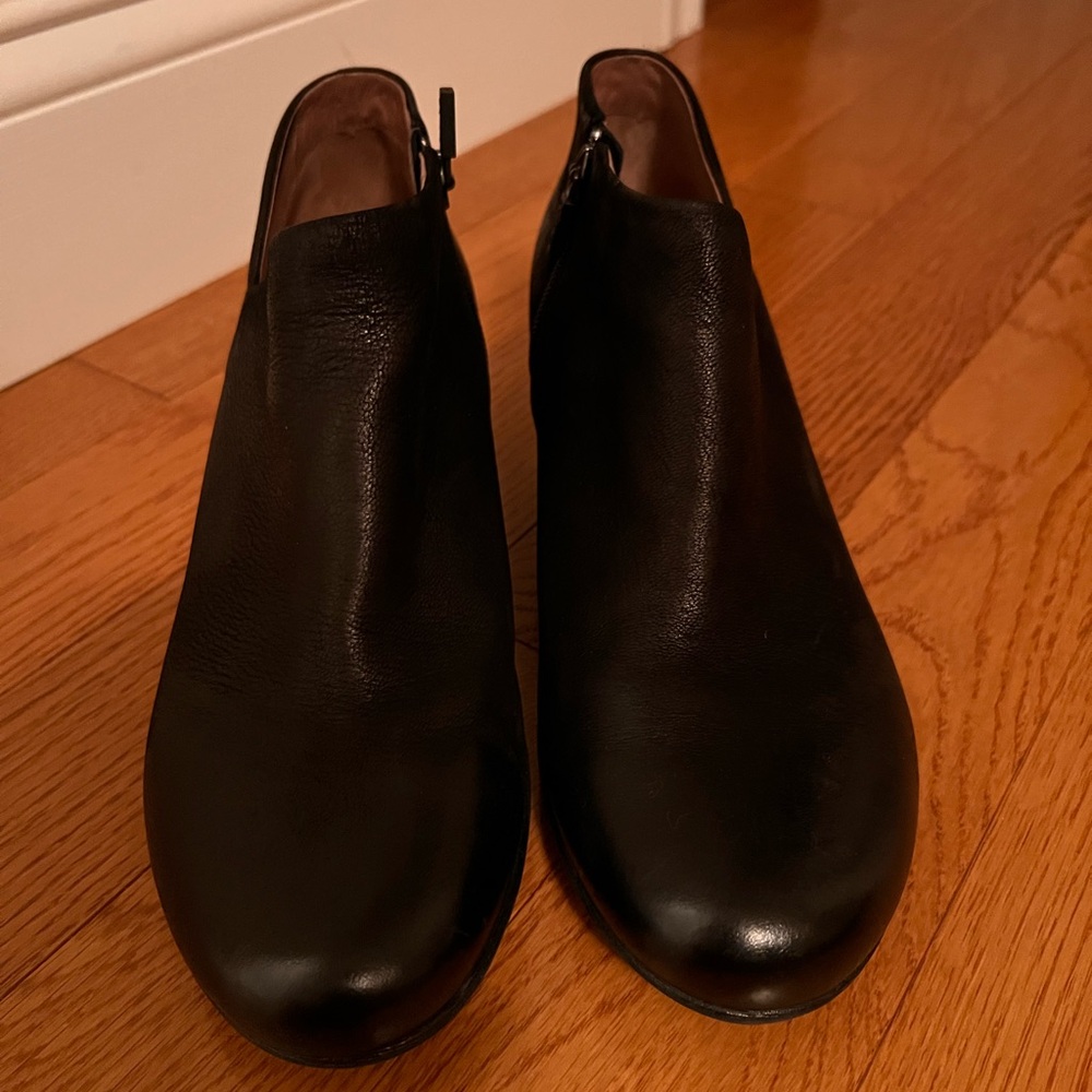 Dansko Sleek Black Ankle Booties